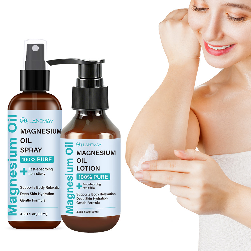 Bath Salts Magnesium - Zestaw olejku i balsamu z magnezem