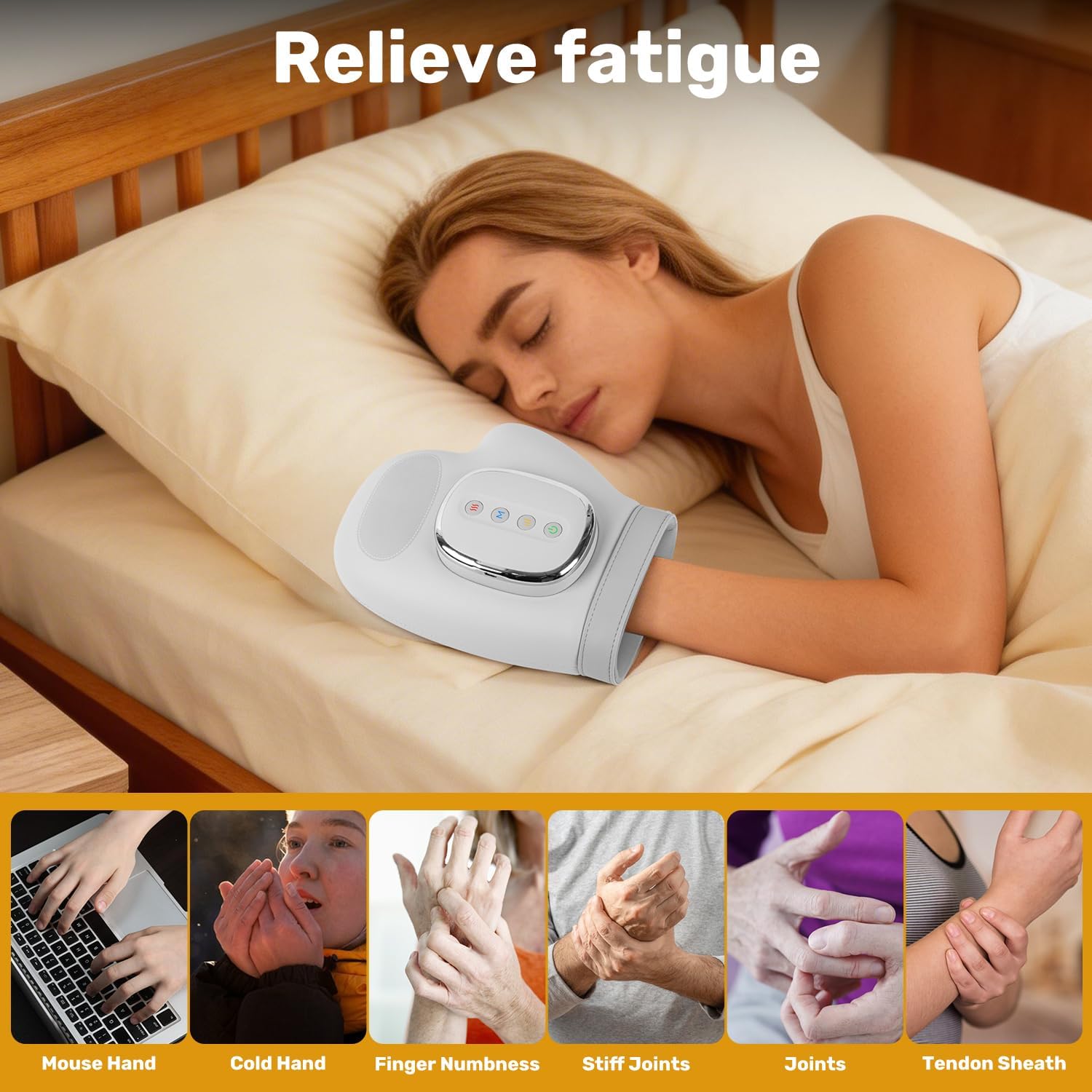 Health Wellness Massage - Masażer do rąk z kompresją powietrzną,
