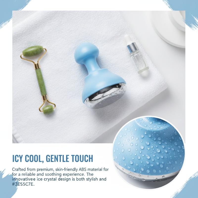 Ice Roller Face Cold - Masażer do twarzy z lodem, chłodzący