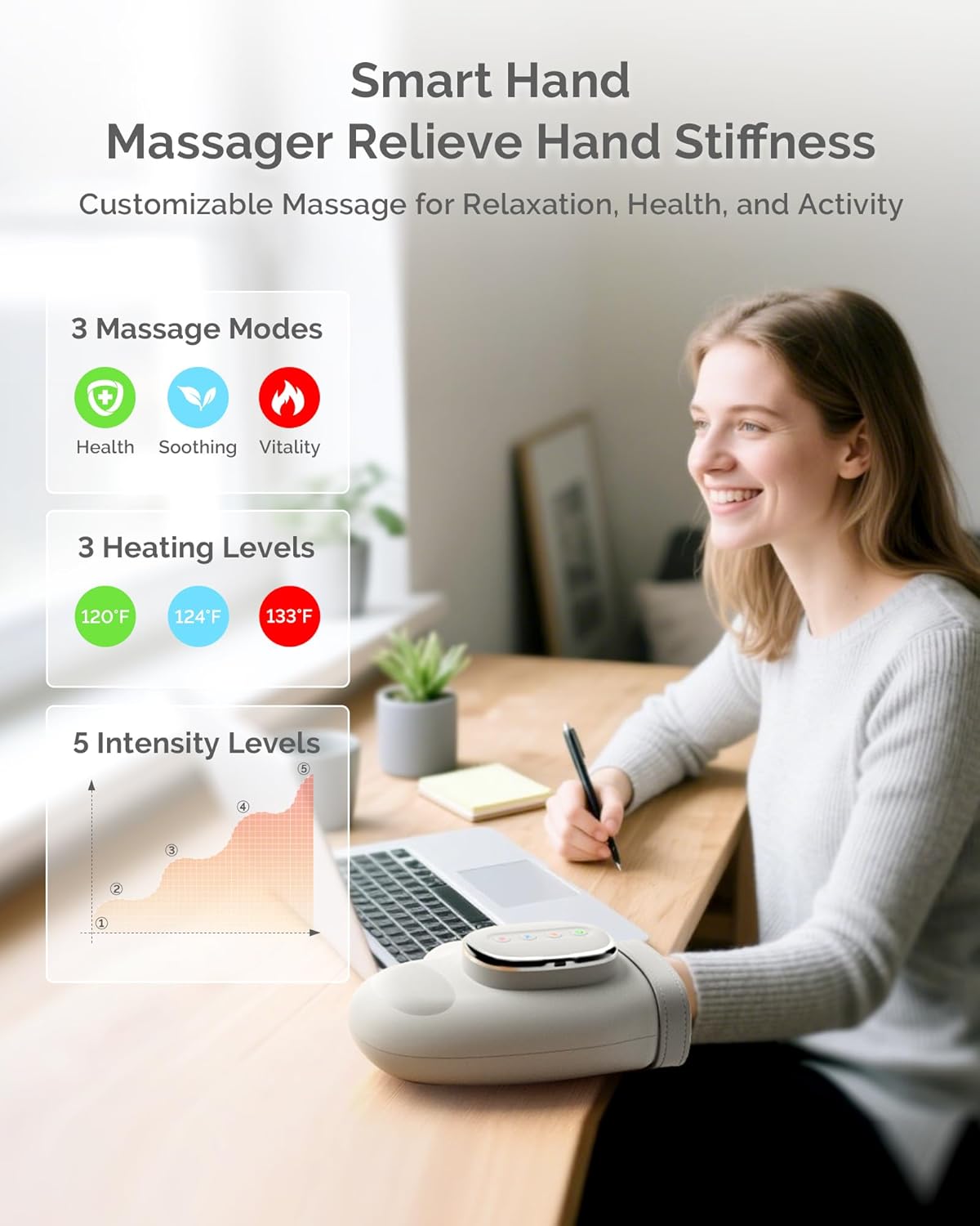 Masażer do rąk z kompresją pow – Health Wellness Massage recenzja i cena