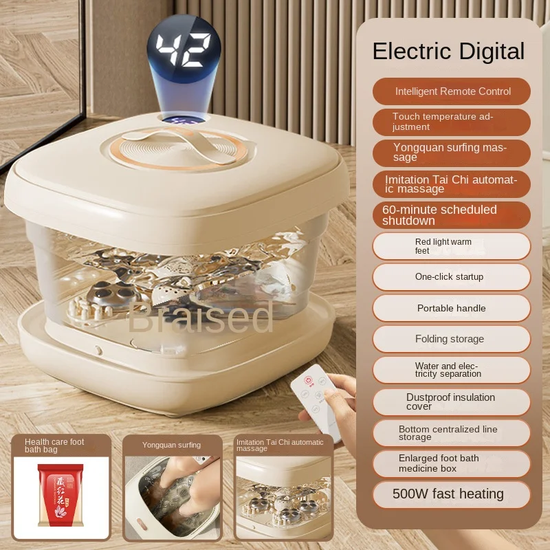 Składane przenośne termostatyc – Foot Bath Massager recenzja i cena